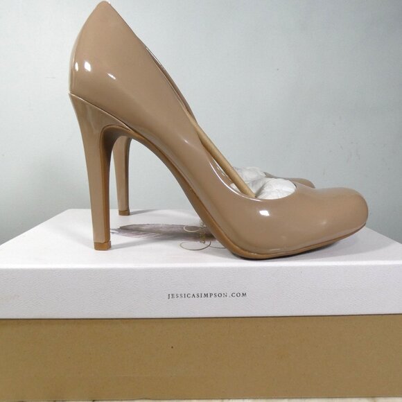 NiB Jessica Simpson Womens Calie Pump, chai Latte, 8.5,8.5 M US - Picture 5 of 15